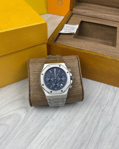 Audemars Piguet Royal Oak Silver with box & paper work