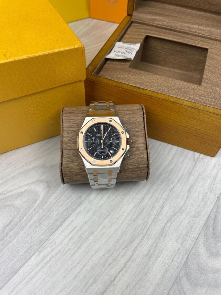 Audemars Piguet Royal Oak Gold & Silver with box & paper work