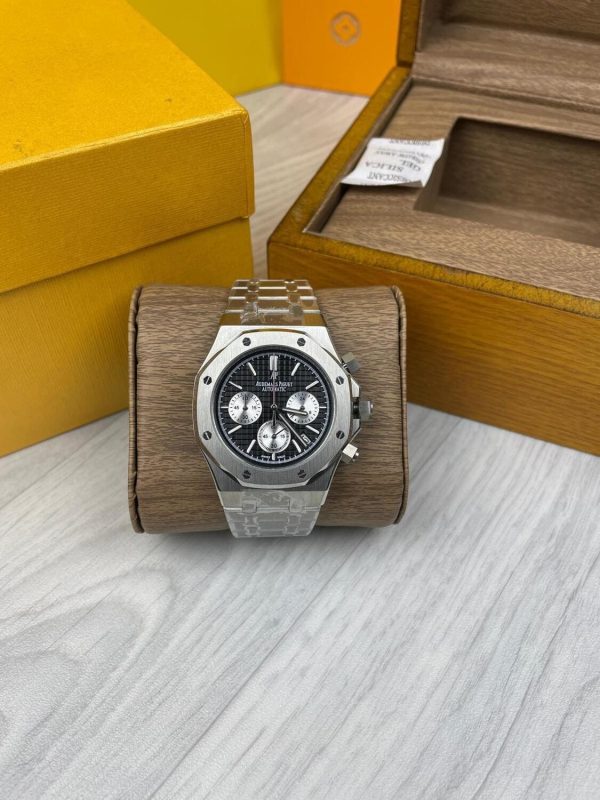 Audemars Piguet Automatic Silver x Black with box & paper work