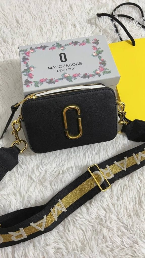 Mark Jacob Black & White Crossbody & Shoulder Strap Bag