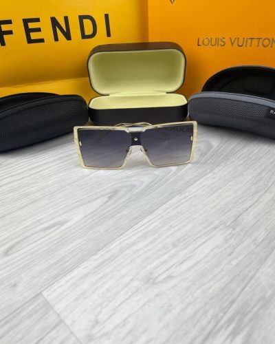Chanel Gold Metal delicate Sunglasses in Pale Purple and Green iconic lenses