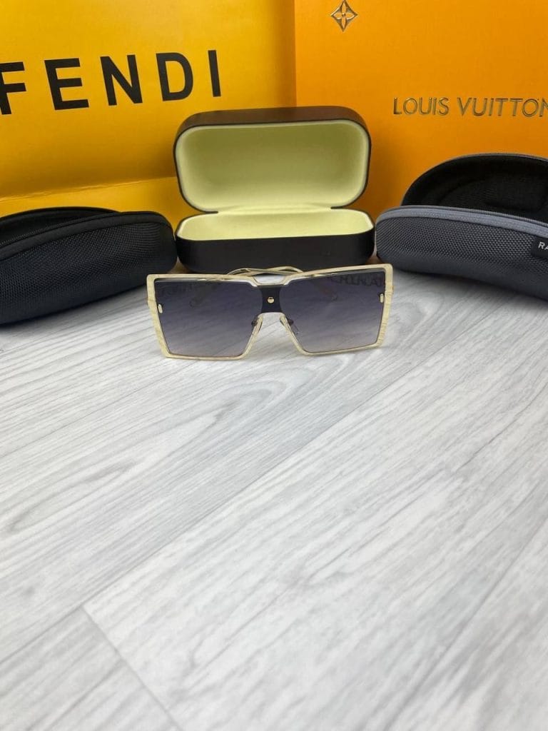 Chanel Gold Metal delicate Sunglasses in Pale Purple and Green iconic lenses