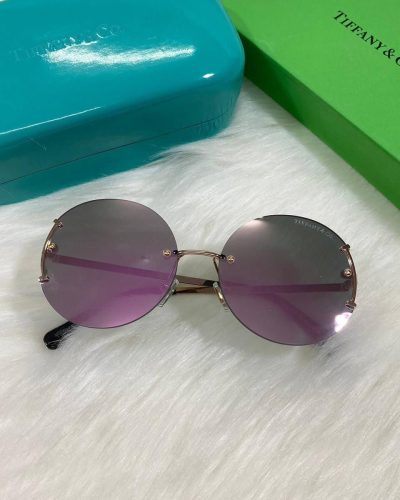 Tiffany & Co. Round Frame Purple Sunglasses