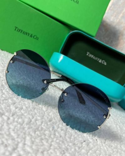 Tiffany & Co. Luxury Style Blue Sunglasses