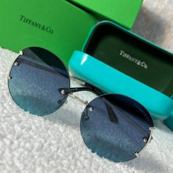 Tiffany & Co. Luxury Style Blue Sunglasses