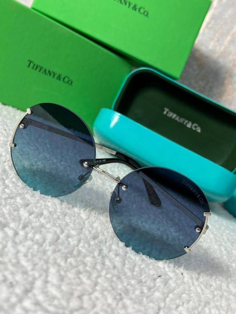 Tiffany & Co. Luxury Style Blue Sunglasses