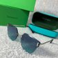 Tiffany & Co. Curved Square Frame Blue Sunglasess