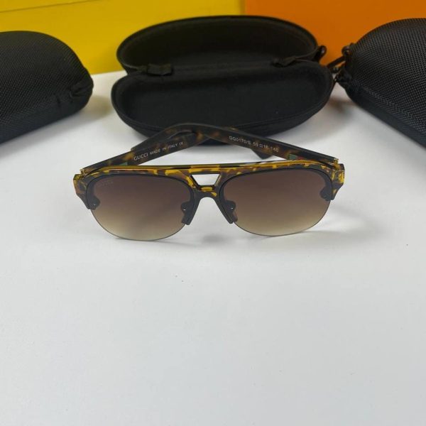 Gucci Mens Brown Sunglasses