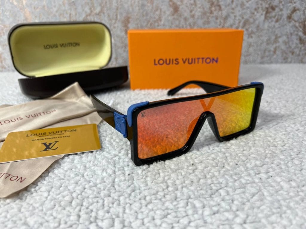 Louis Vuitton Black Square Frame Shadow Sunglasess