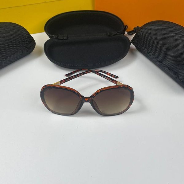 Chanel Brown Classy Oval Frame Eyewear