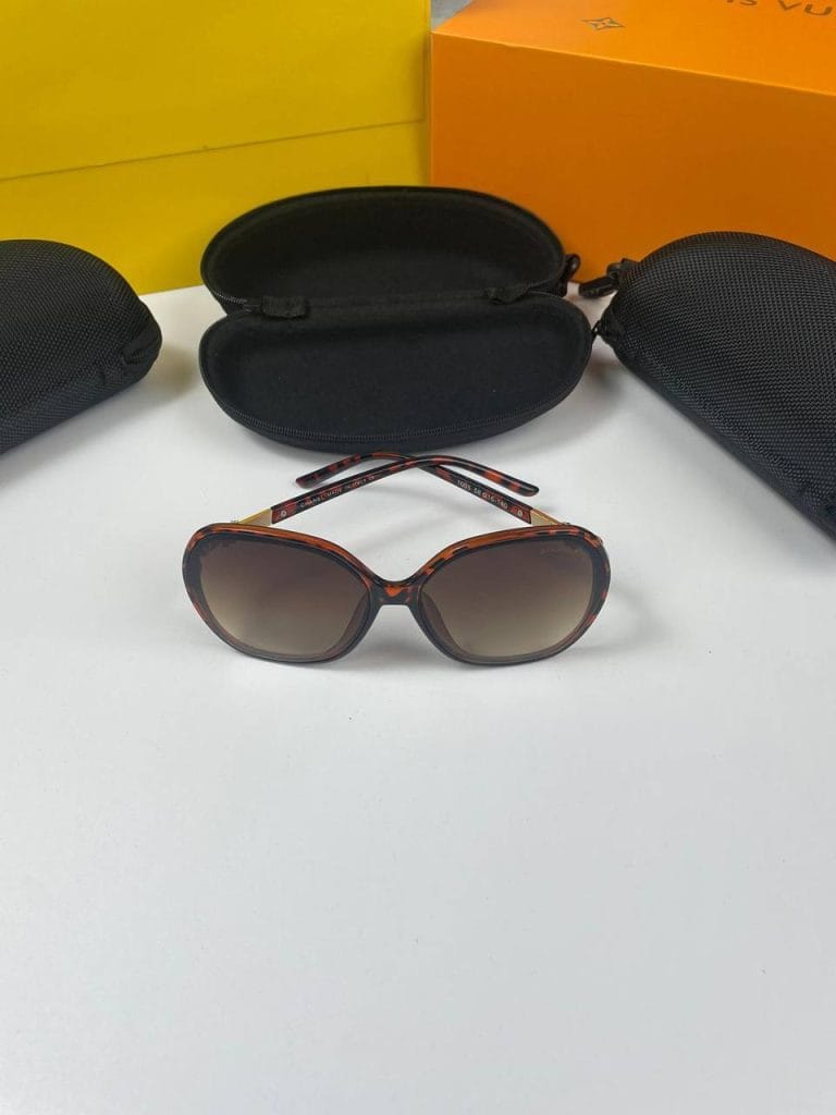 Chanel Brown Classy Oval Frame Eyewear