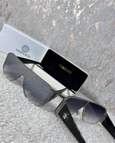Versace Frameless Faded Grey Eyewear