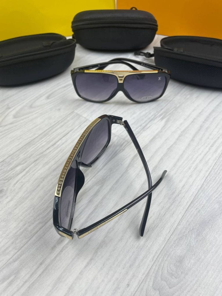 Louis Vuitton Gloden Black Frame Faded Lens Eyewear