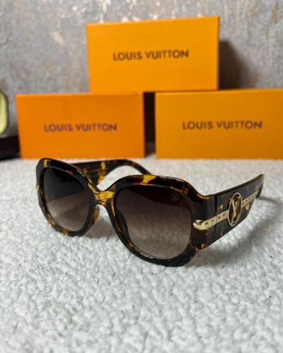 Louis Vuitton Brown Golden Shaded Frame Eyewear