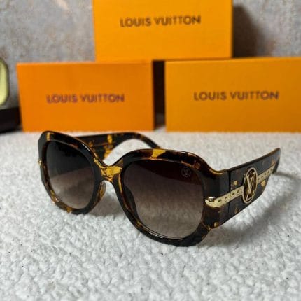 Louis Vuitton Brown Golden Shaded Frame Eyewear