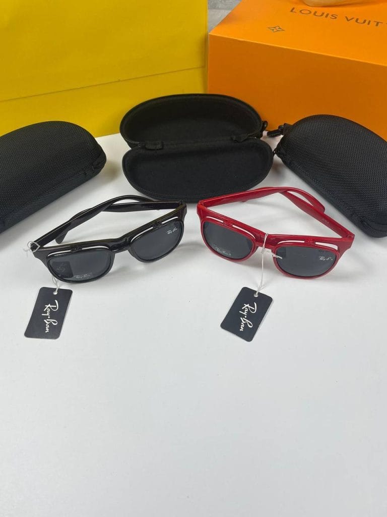 Ray Ban Light Cat Eye Eyewear in Red and Black Color
