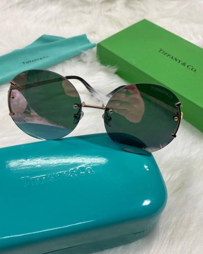 Tiffany & Co. Gadient Grey Round Frame Sunglasses