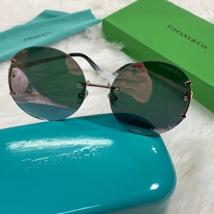 Tiffany & Co. Gadient Grey Round Frame Sunglasses