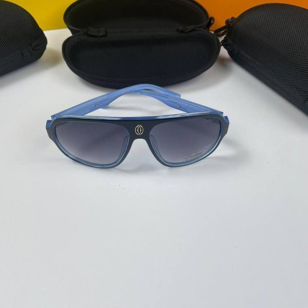 Cartier Black and Blue Frame Simply Elegant Eyewear