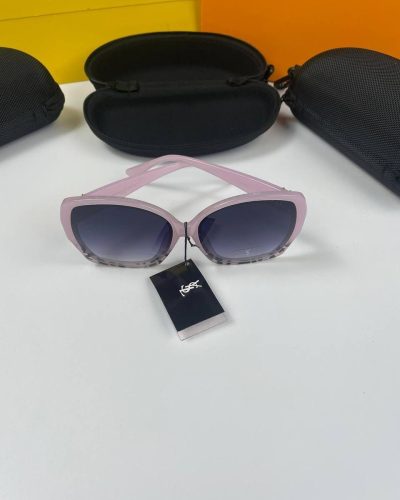 YSL Soft Pink Frame Grey Lens Sunglasses