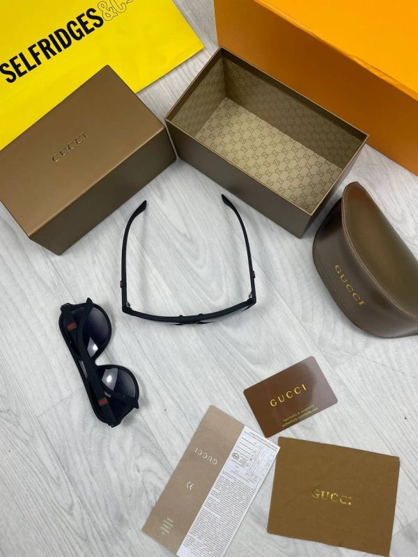 Gucci Black Aviator Glasess Men Comes With Box and Full Packaging Gucci Black Aviator Glasess Men Comes With Box and Full Packaging