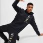 Nike Black Printed Tracksuit with Pullover Hoodie