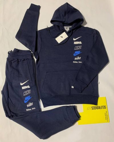 Nike Navy Blue Tracksuit with Hoodie