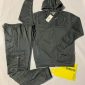 Nike Logo Printed Tracksuit with Hoodie in green Color