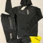 Nike Logo Printed Tracksuit with Hoodie in black Color
