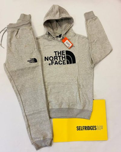 The North Face Tracksuit with Hoodie in grey Color