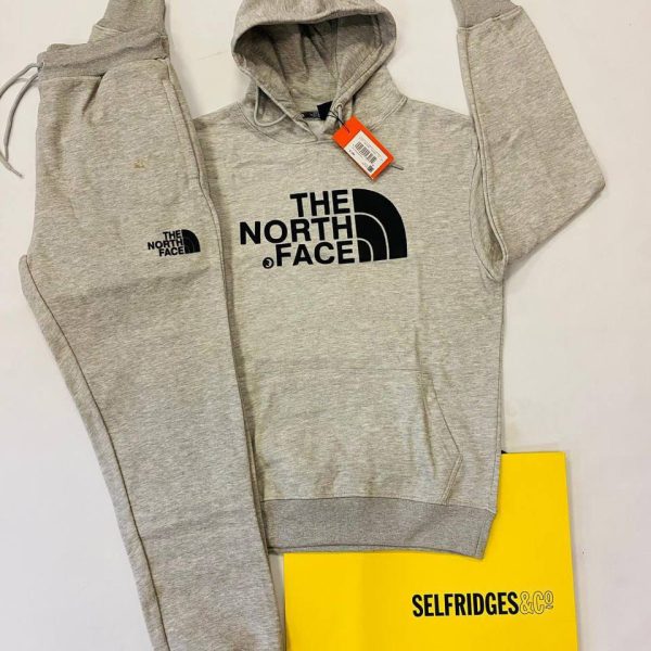 The North Face Tracksuit with Hoodie in grey Color