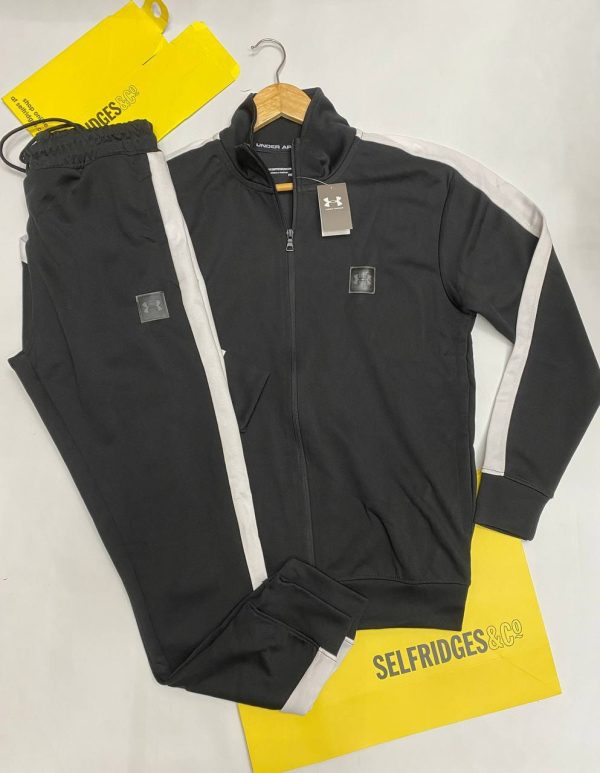 Under Armour Zipper Tracksuit in black Color Under Armour Zipper Tracksuit in black Color