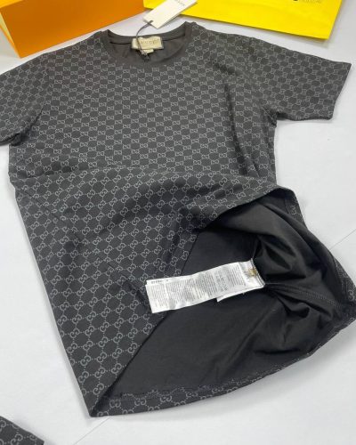 Gucci Cloths Luxury Black T-shirts and Shorts