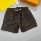 Burberry Graphics Printed Shorts in green Color