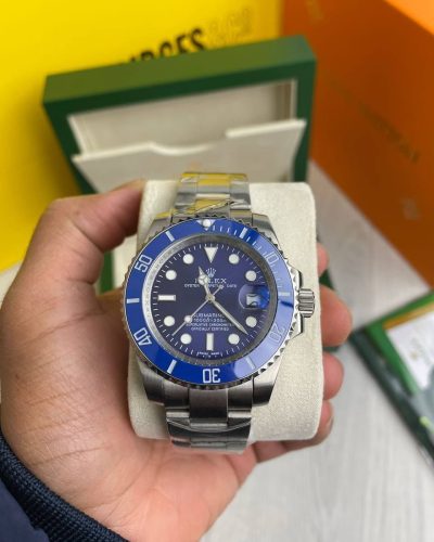 Rolex Royal Blue Dial Watch Comes with Box