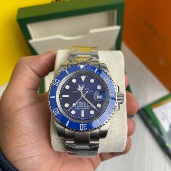 Rolex Royal Blue Dial Watch Comes with Box