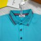 Moncler Blue Polo Shirth with Short