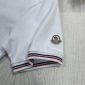 Moncler White Polo Shirts with Short