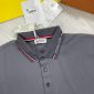 Moncler Grey Polo Shirt with Short