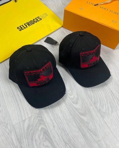 Dsquared2 Dean & Dan Caten Canadian Twin Cap in Black