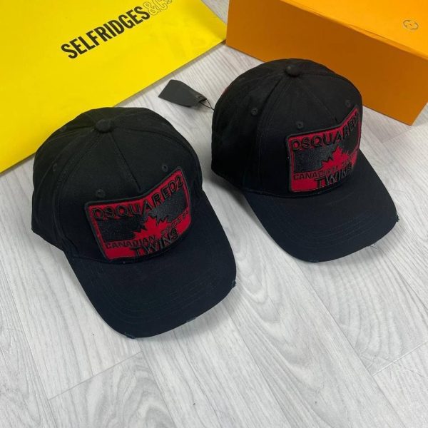 Dsquared2 Dean & Dan Caten Canadian Twin Cap in Black