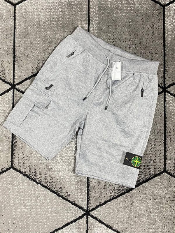 Moncler Zippers Shorts in grey Color Moncler Zippers Shorts in grey Color
