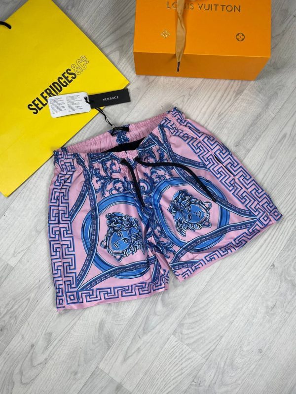 Versace Luxurious Designed Shorts pink deft Versace Luxurious Designed Shorts pink deft