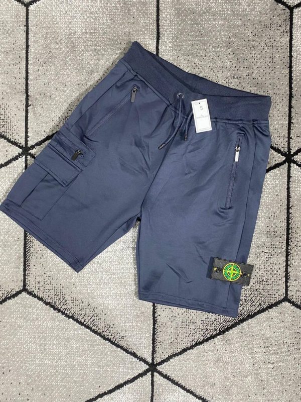 Moncler Zippers Shorts in Different Colors Moncler Zippers Shorts in navy blue Color