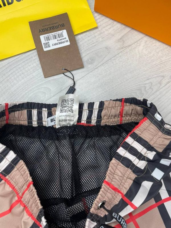 Burberry Black Check Shorts Burberry Black Check Shorts