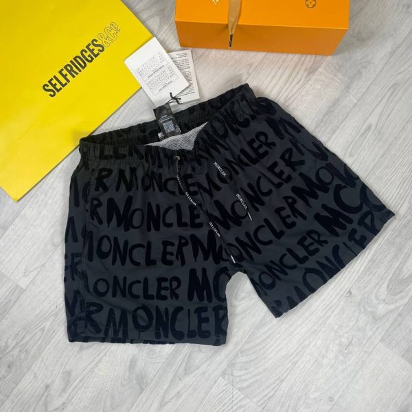 Moncler Black Shorts