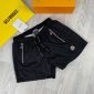 Moncler Zipper Black Shorts