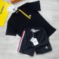 Moncler Palm Angels btack t-shirt and black Shorts set