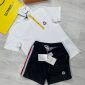 Moncler Palm Angels white t-shirt and black Shorts set