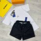 Paul and Shark T-shirts and Shorts Set in White